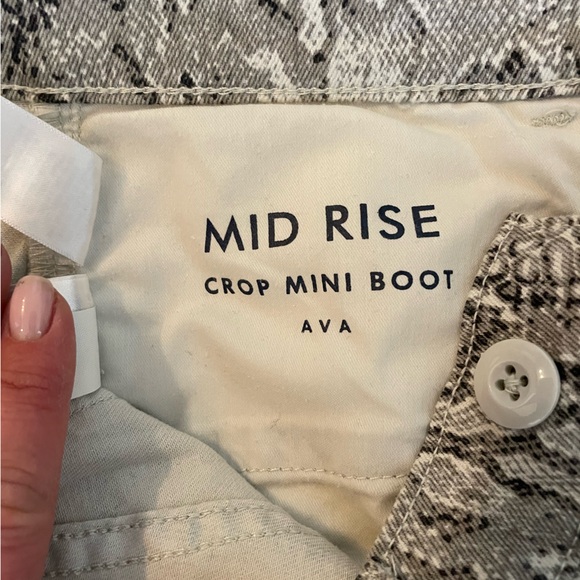 Lucky Brand Ava Mid Rise Snake Print Pants - Picture 3 of 3